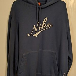 Nike navy blue hoodie